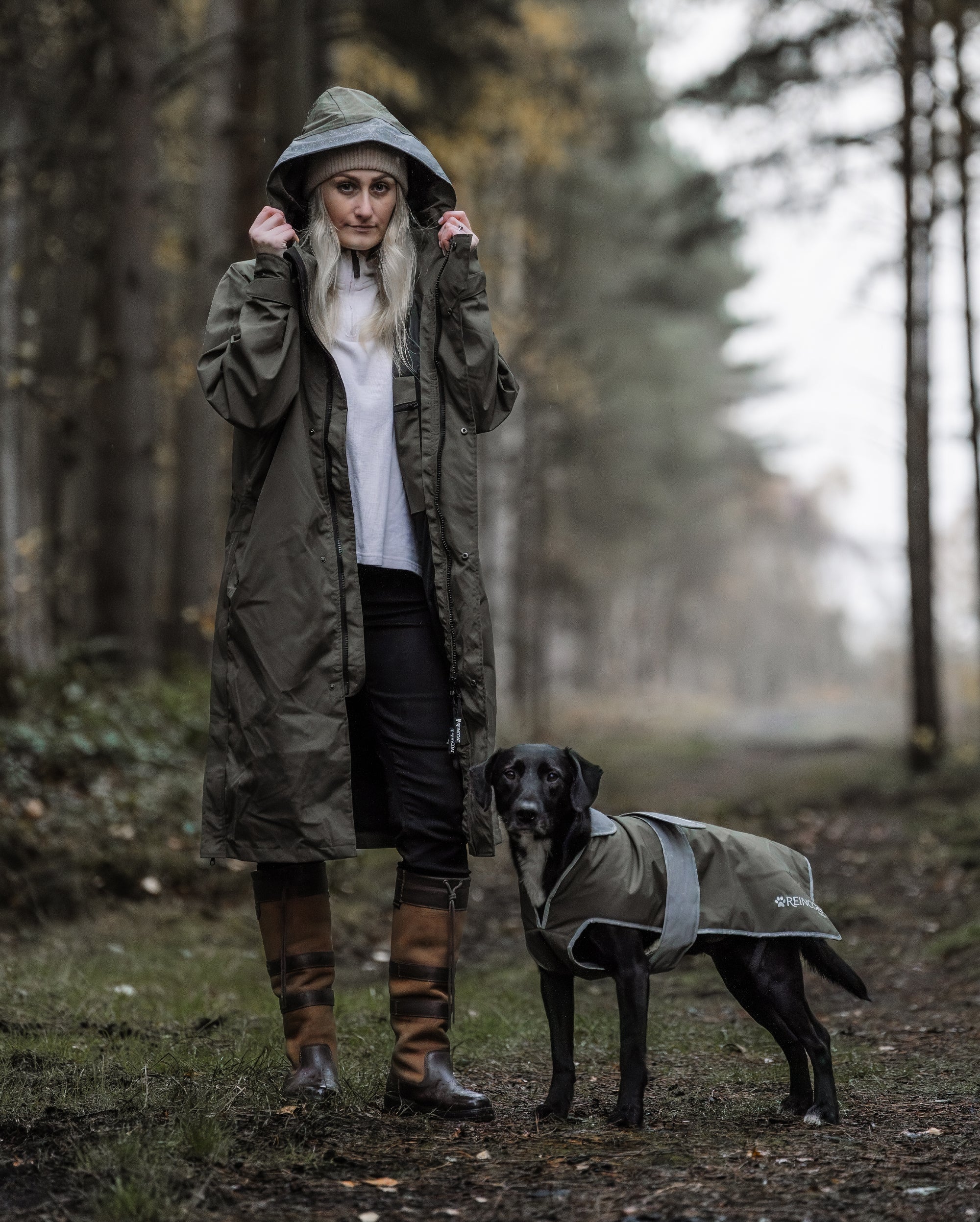 Reincoat Dog - Olive