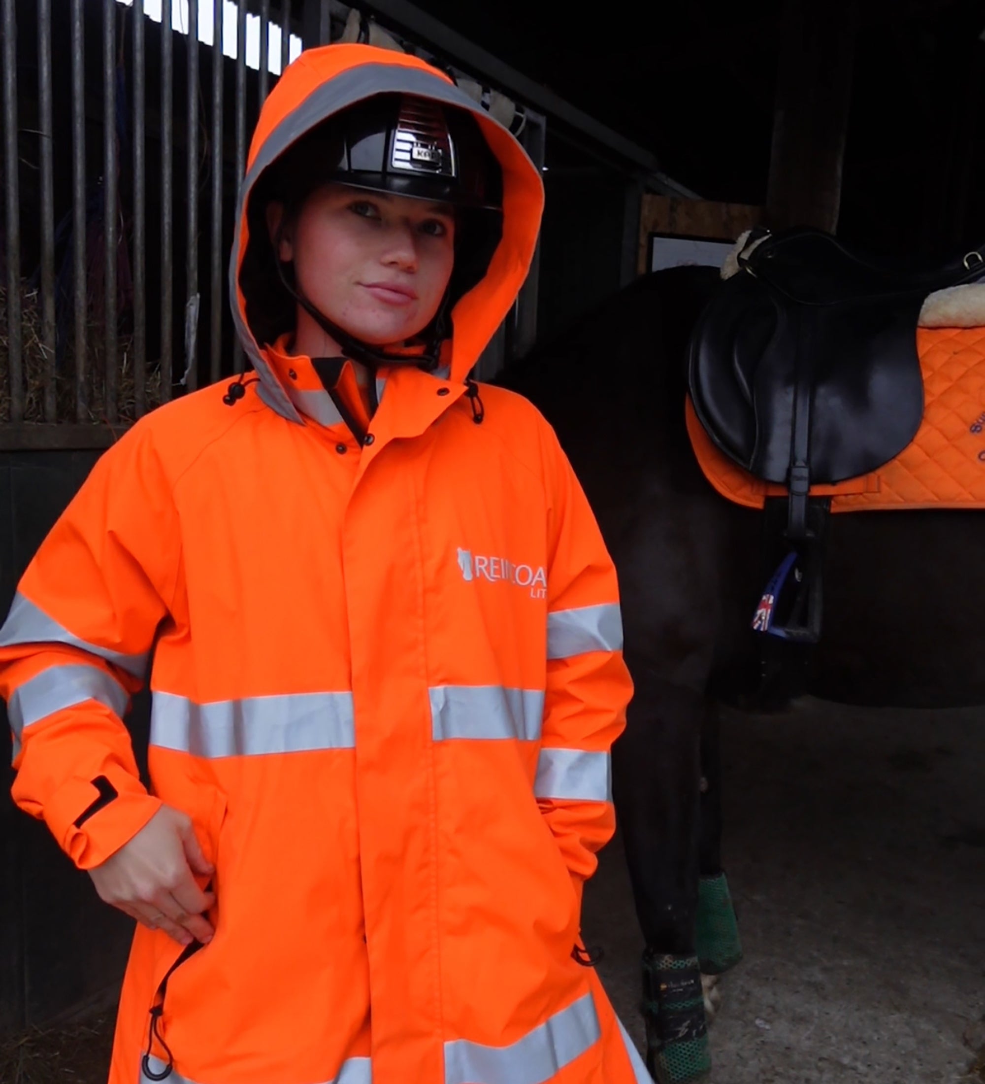 Reincoat Lite Kids - Hi-Vis Orange